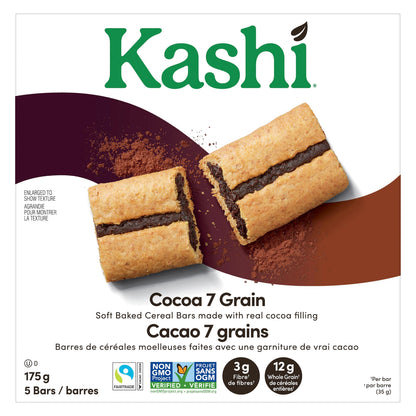 Kashi 7 Grain Cocoa Soft Baked Bars front cover
