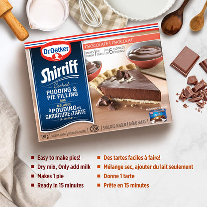 Dr. Oetker Shirriff Cooked Pudding Mix Chocolate 3