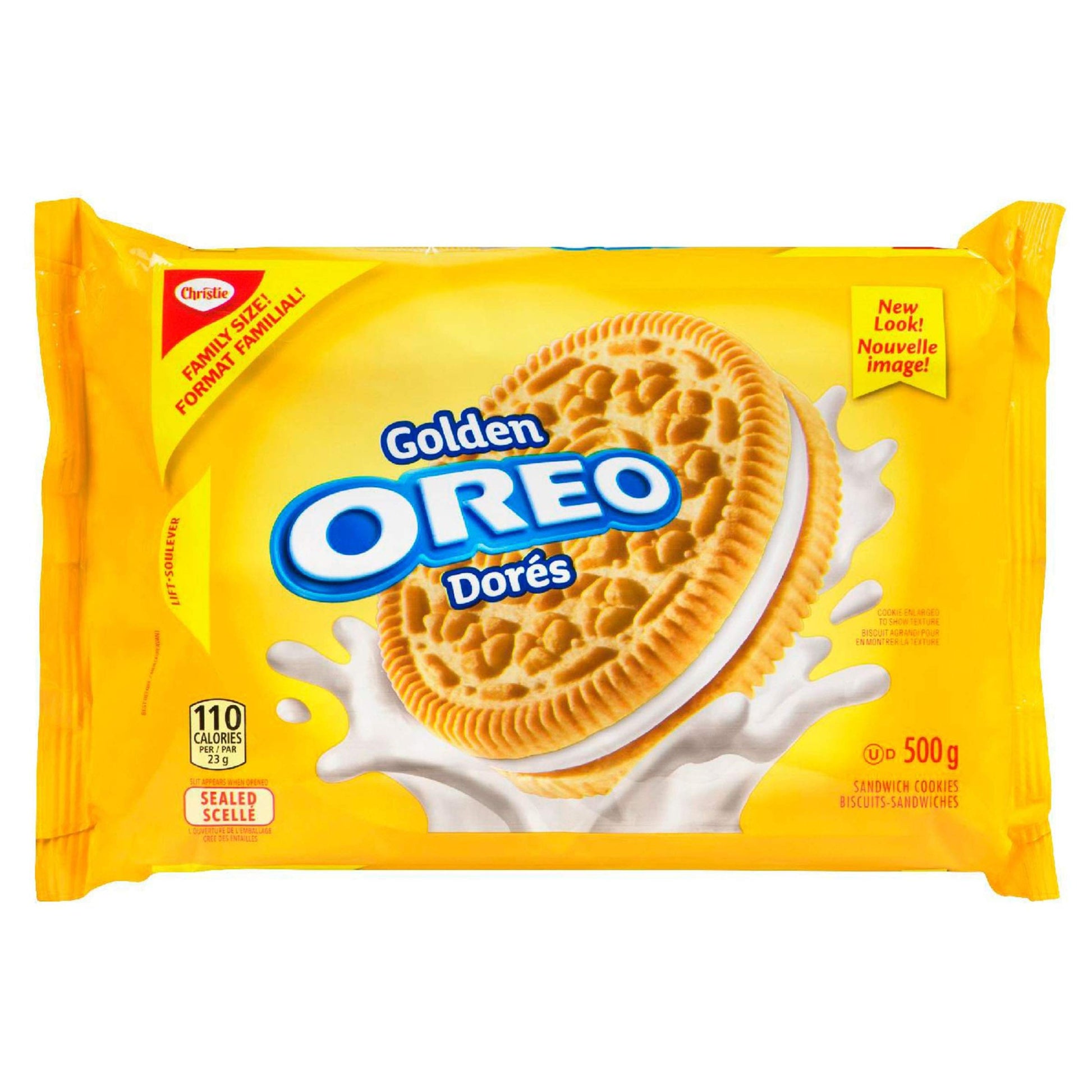 Oreo Golden Sandwich Cookies Family Size