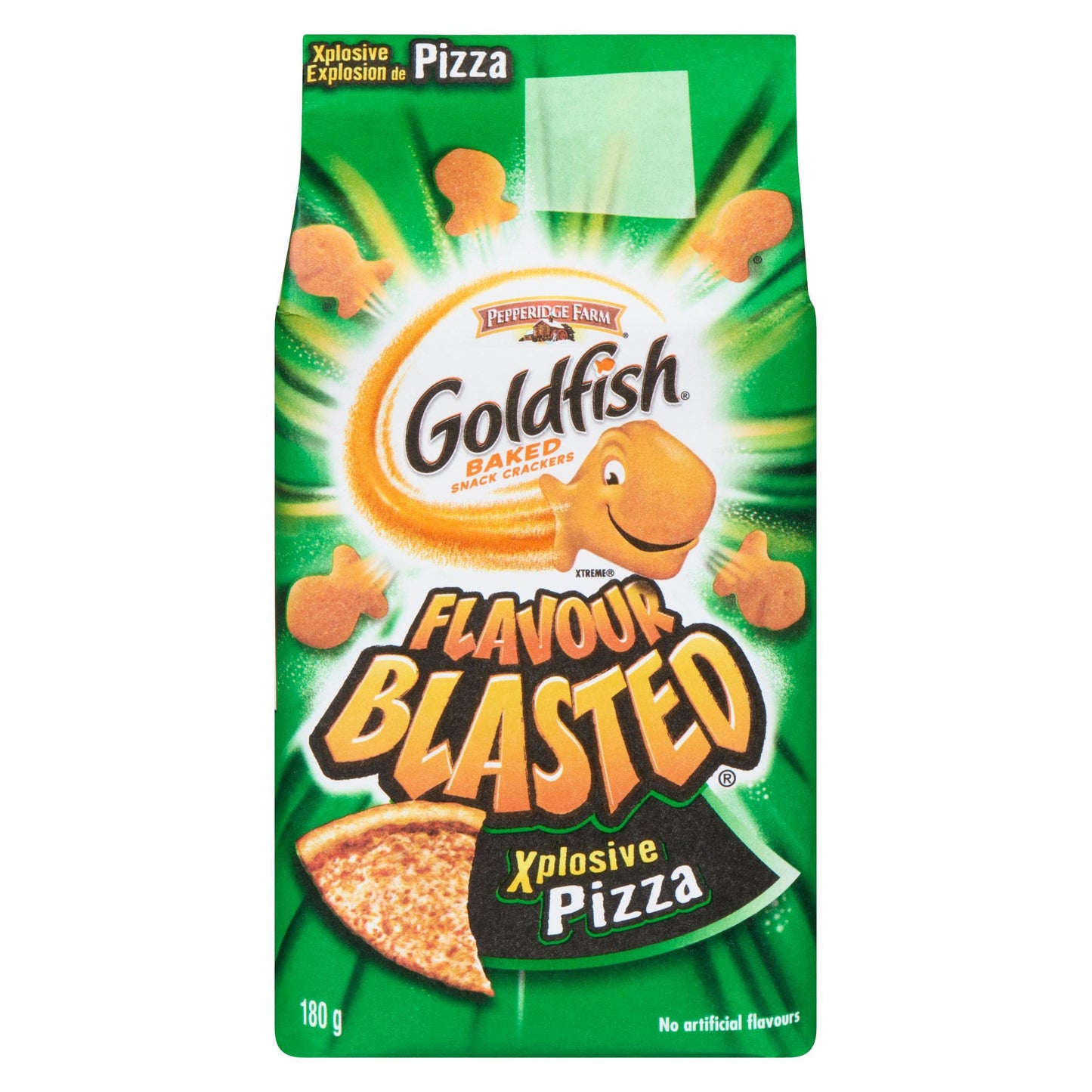 Goldfish Flavour Blasted Explosive Pizza Crackers