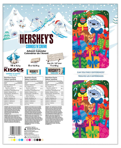 Hersheys Cookies n Creme Advent Calendar 212g/ 7.4oz