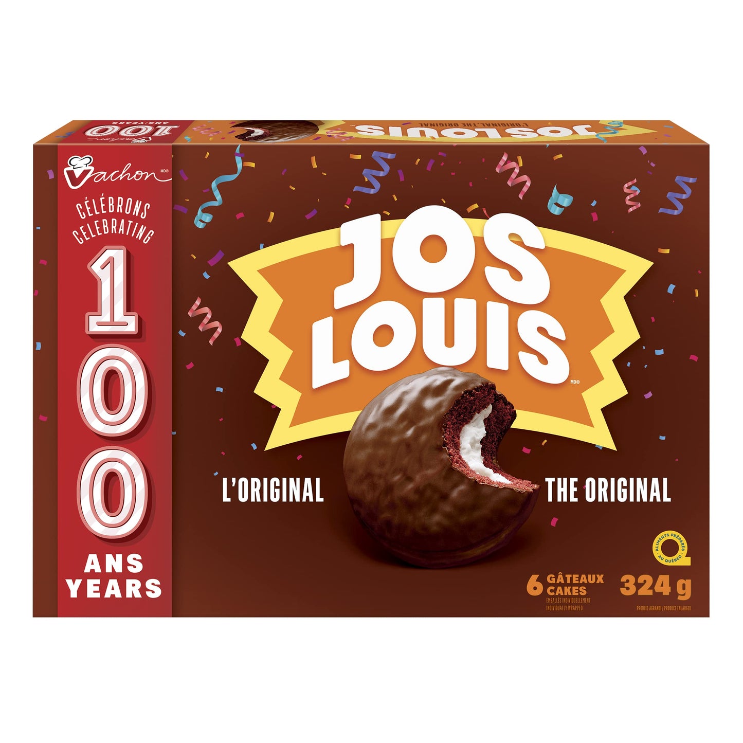 Vachon Jos Louis the Original Snack Cakes, 324g/11.4oz (Shipped from Canada)