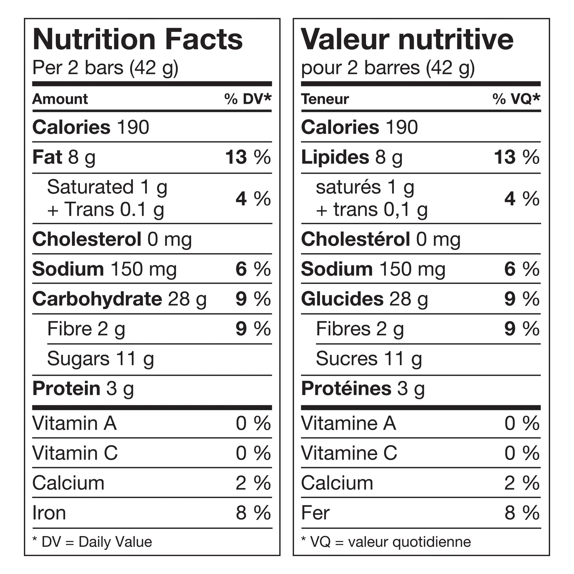 Nature Valley Crunchy Pecan Crunch Granola Bars Nutrition Facts