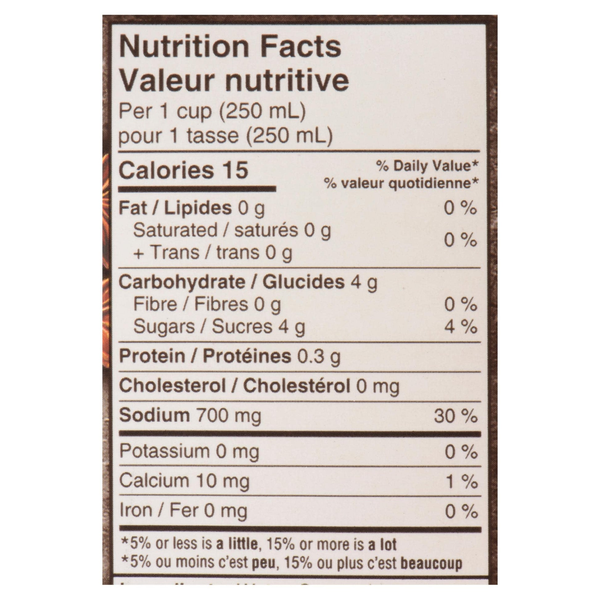 Campbells Pho Broth Nutrition Facts