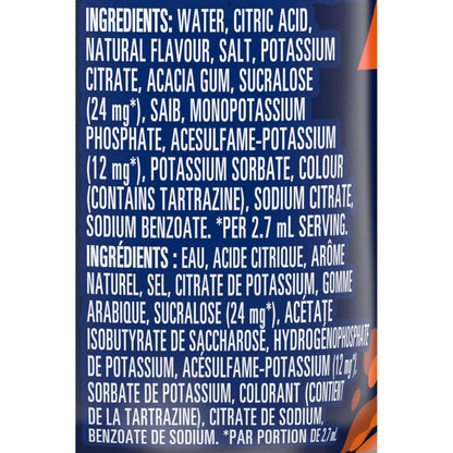 MiO Sport Orange Electrolyte Liquid Water Enhancer, 48mL/1.6 fl. oz (Shipped from Canada)