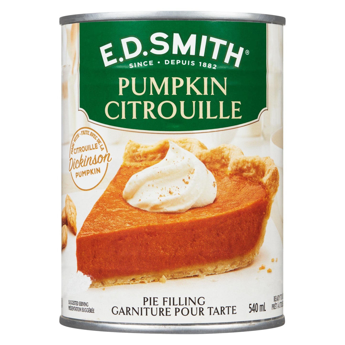 E.D. Smith Pumpkin Pie Filling 540ml/18.2fl.oz (Shipped from Canada)