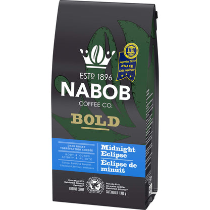 Nabob Bold Midnight Eclipse Ground Coffee 300g/10.6oz (Shipped from Canada)