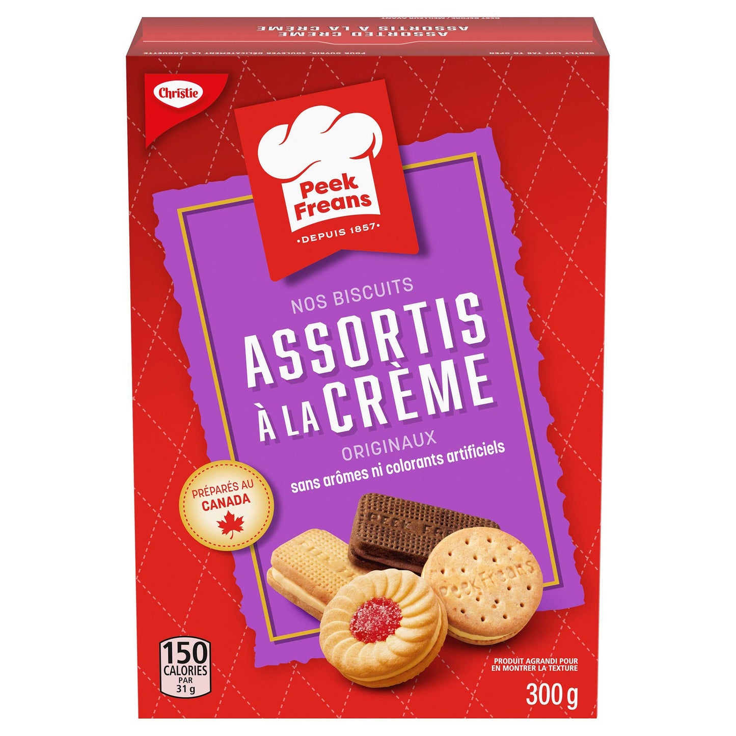 Peek Frean Assorted Creme Sandwich Cookies front cover