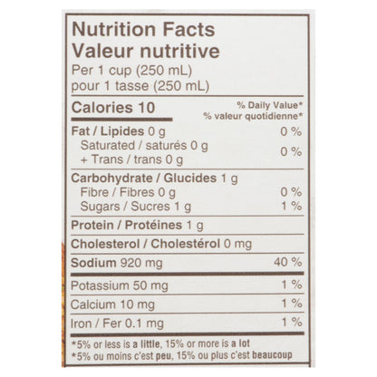 Campbells Chicken Broth Nutrition Facts