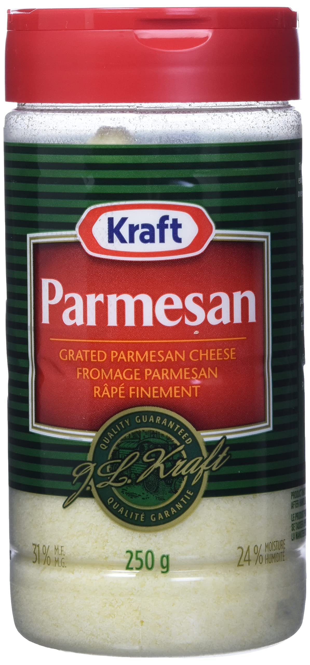 Kraft Parmesan Grated Cheese 250g/8.81oz (Shipped from Canada)