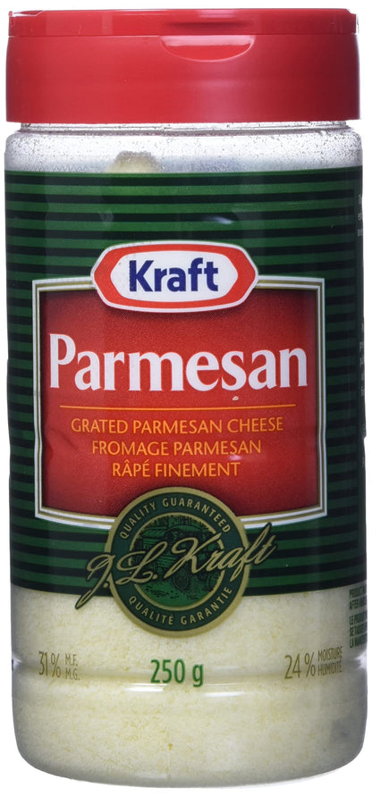 Kraft Parmesan Grated Cheese 250g/8.81oz (Shipped from Canada)