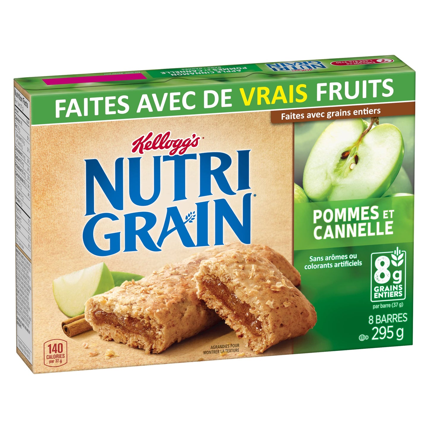 Kellogg's Nutri Grain Cereal Bars Apple Cinnamon 1