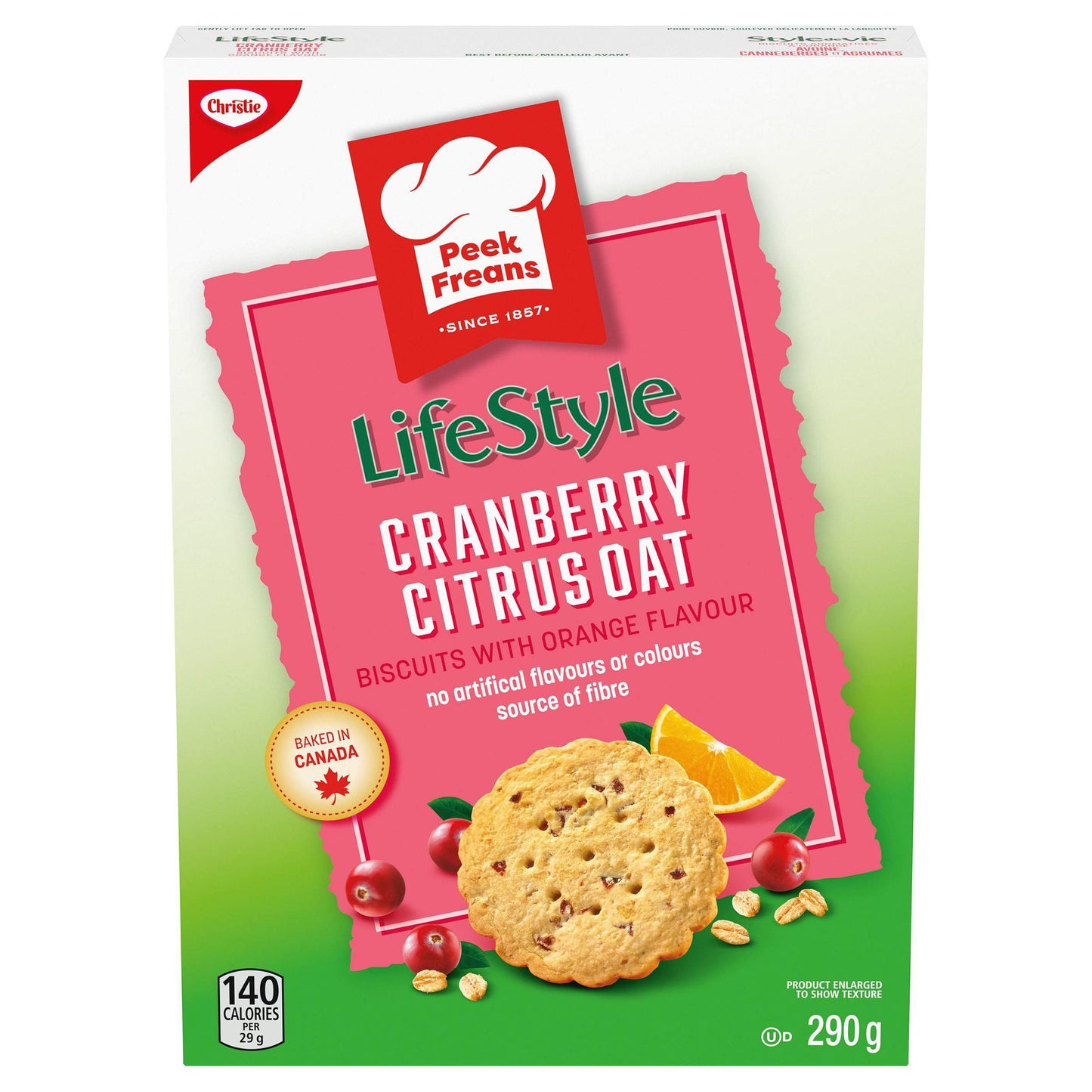 Peek Frean Lifestyle Cranberry Citrus Oat