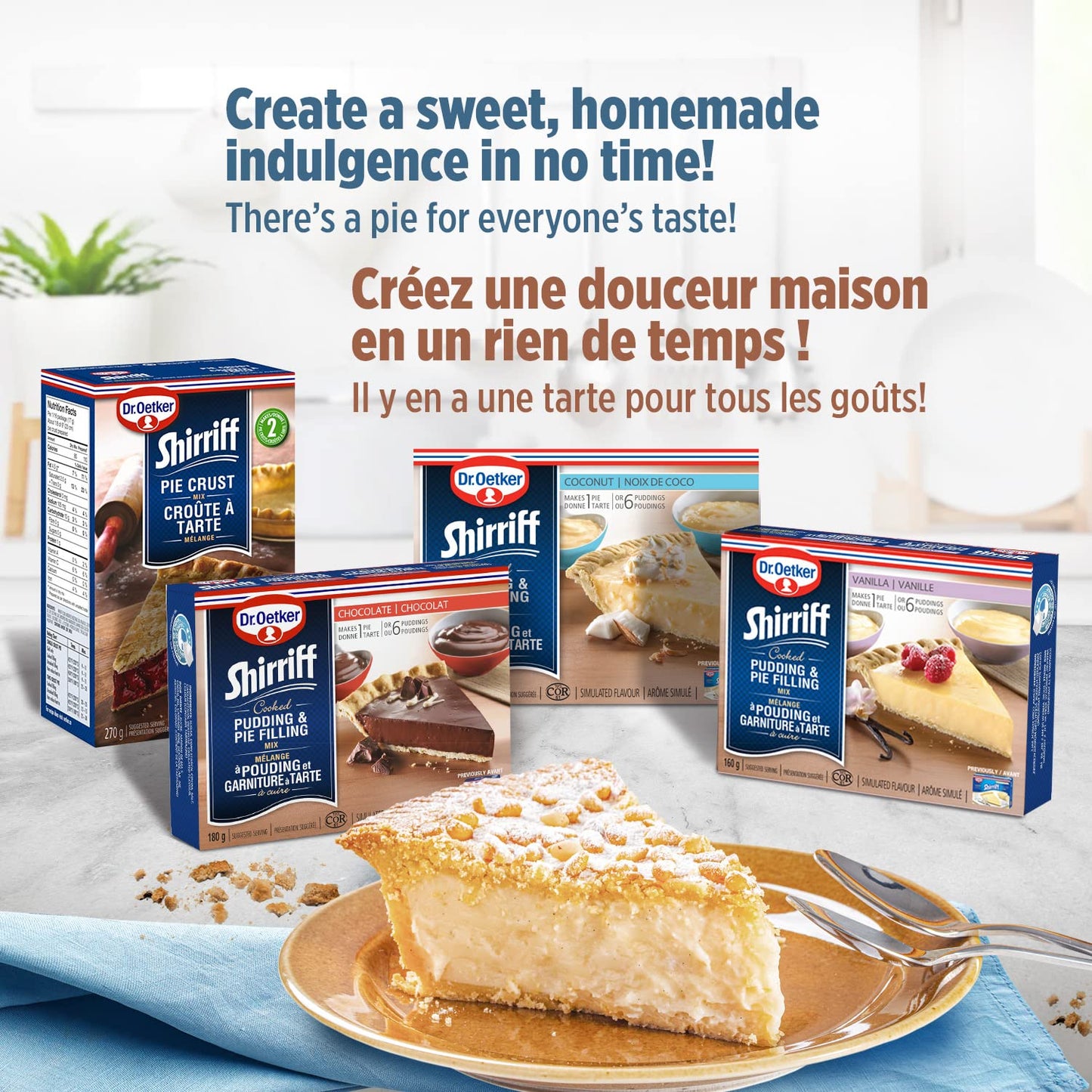 Dr. Oetker Shirriff Butter Tart Filling Mix, 180g/6.3oz (Shipped from Canada)