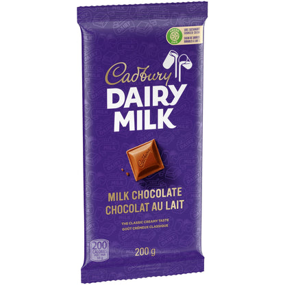 Cadbury Dairy Milk Chocolate Bar 200g/7oz (Shipped from Canada)