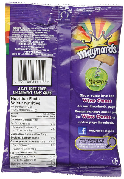 Maynards Wine Gums Candy, 170g/6oz, Imported from Canada}