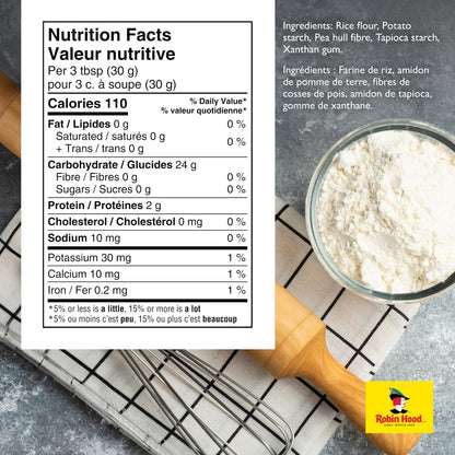Robin Hood Gluten Free All Purpose Flour Nutrition Facts